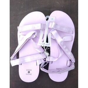 Shade Shore‎ Kids Lavender Sport Sandals Size 9 Adjustable Straps